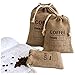 Burlap coffee bags