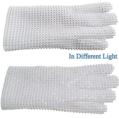 Diamonds Glove for Kids Rhinestone Glove Fans Punk Gloves3
