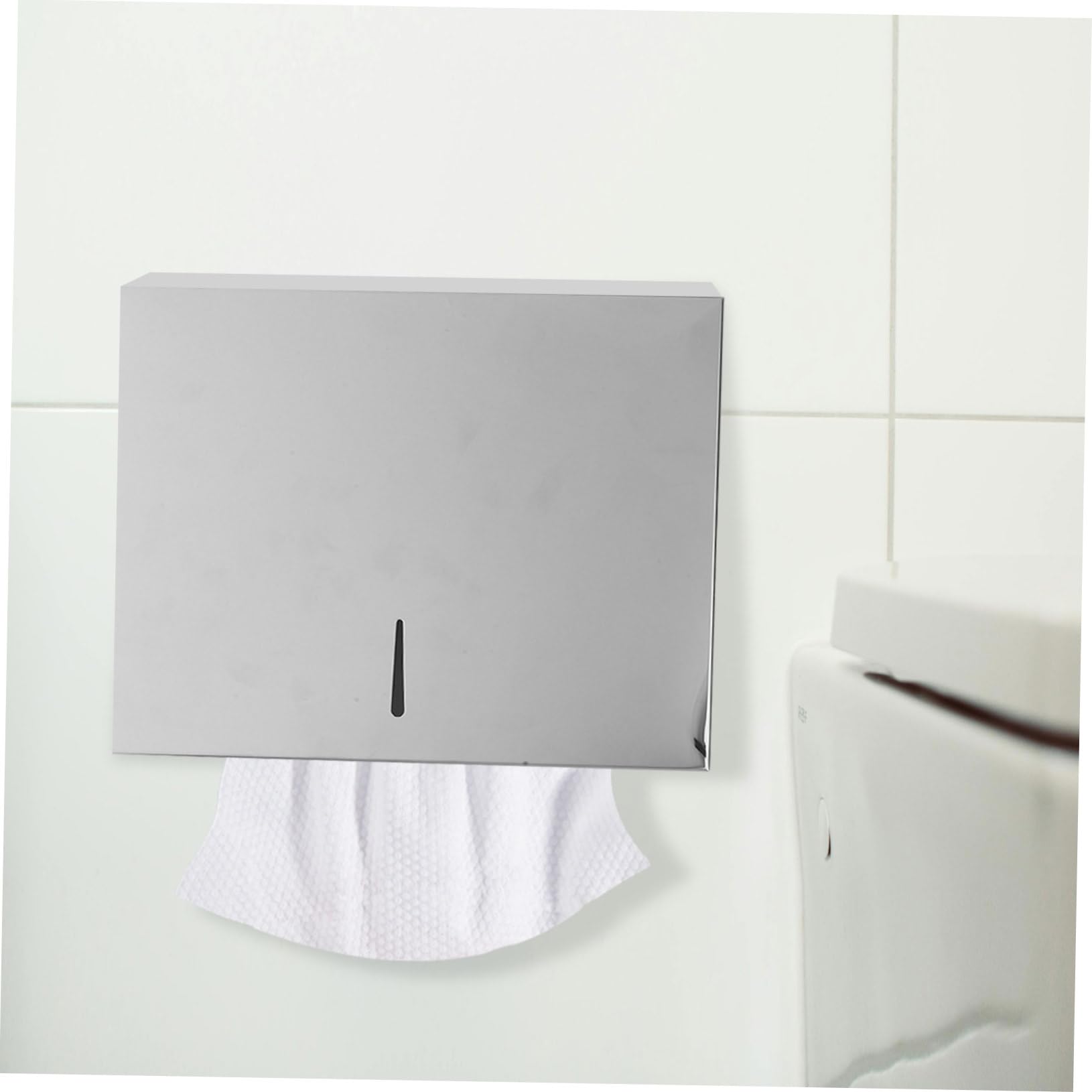 Dispensador De Toallas De Inoxidable Soporte De Pared para Baño y Instalación y Reemplazo Rápido Diseño Elegante y