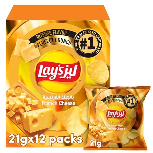 Lays French Cheese Potato Chips 12 x 21 g