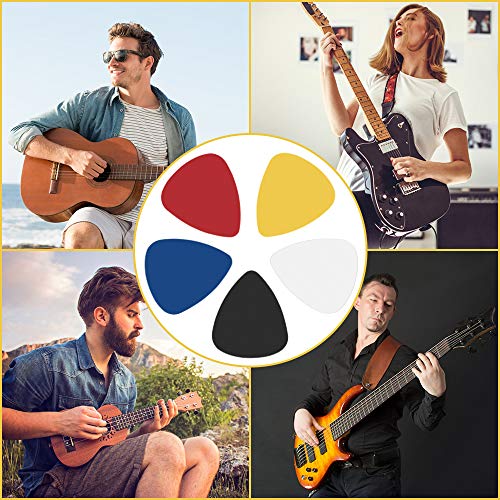 Médiators pour Guitare, 10 pcs Plectre de Guitare avec 2 pcs Sac de Médiator en Cuir Médiator Coloré pour Guitare… - Les Beatles, Paul McCartney, John Lennon, RIngo Starr, George Harrison Médiators pour Guitare, 10 pcs Plectre de Guitare avec 2 pcs Sac de Médiator en Cuir Médiator Coloré pour Guitare… – Image 7