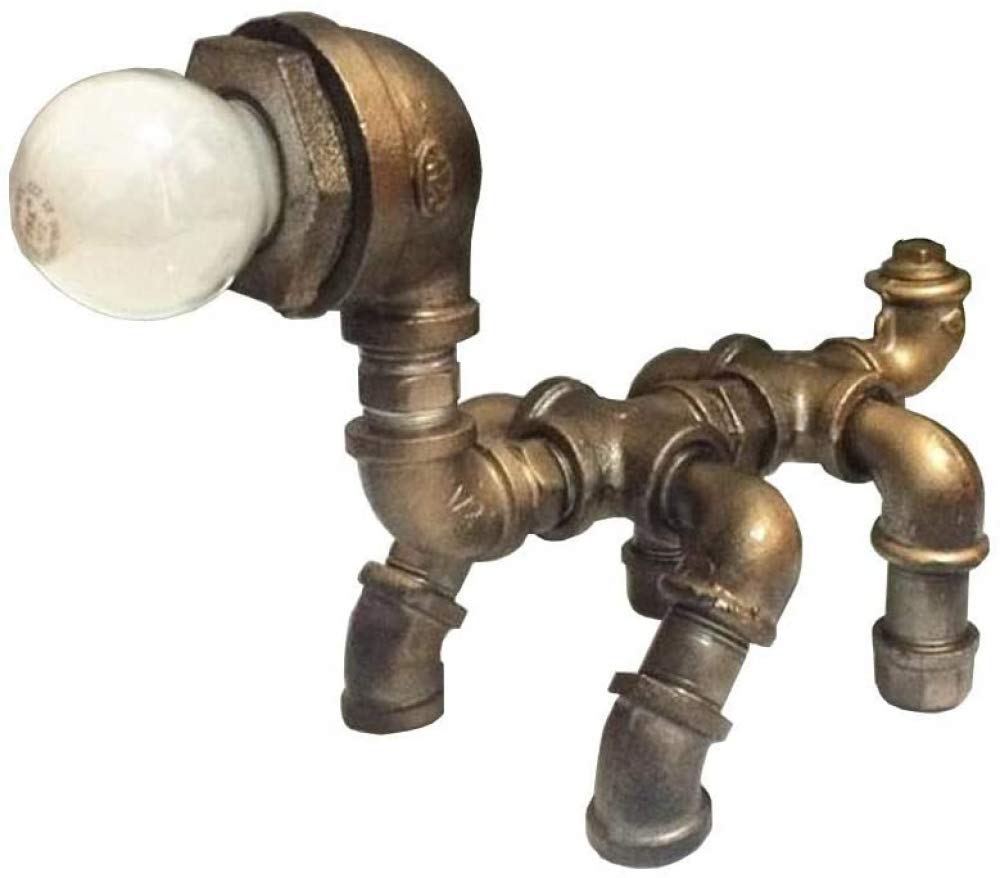 Lampada da tavolo a vento industriale retrò Lampada da tavolo per robot Lampada da tavolo per dormitorio per studenti Lampada da tavolo per dormitorio per studenti Protezione degli occhi Lampada da ta