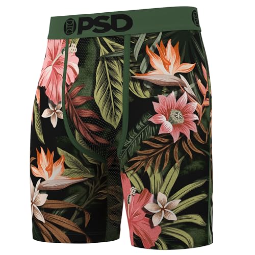 PSD Men's Boxer Briefs - Nocturnal Paradise, 7 Inch Inseam, Moisture-Wicking, 4-Way Stretch, Boxer Briefs for Men, Large2