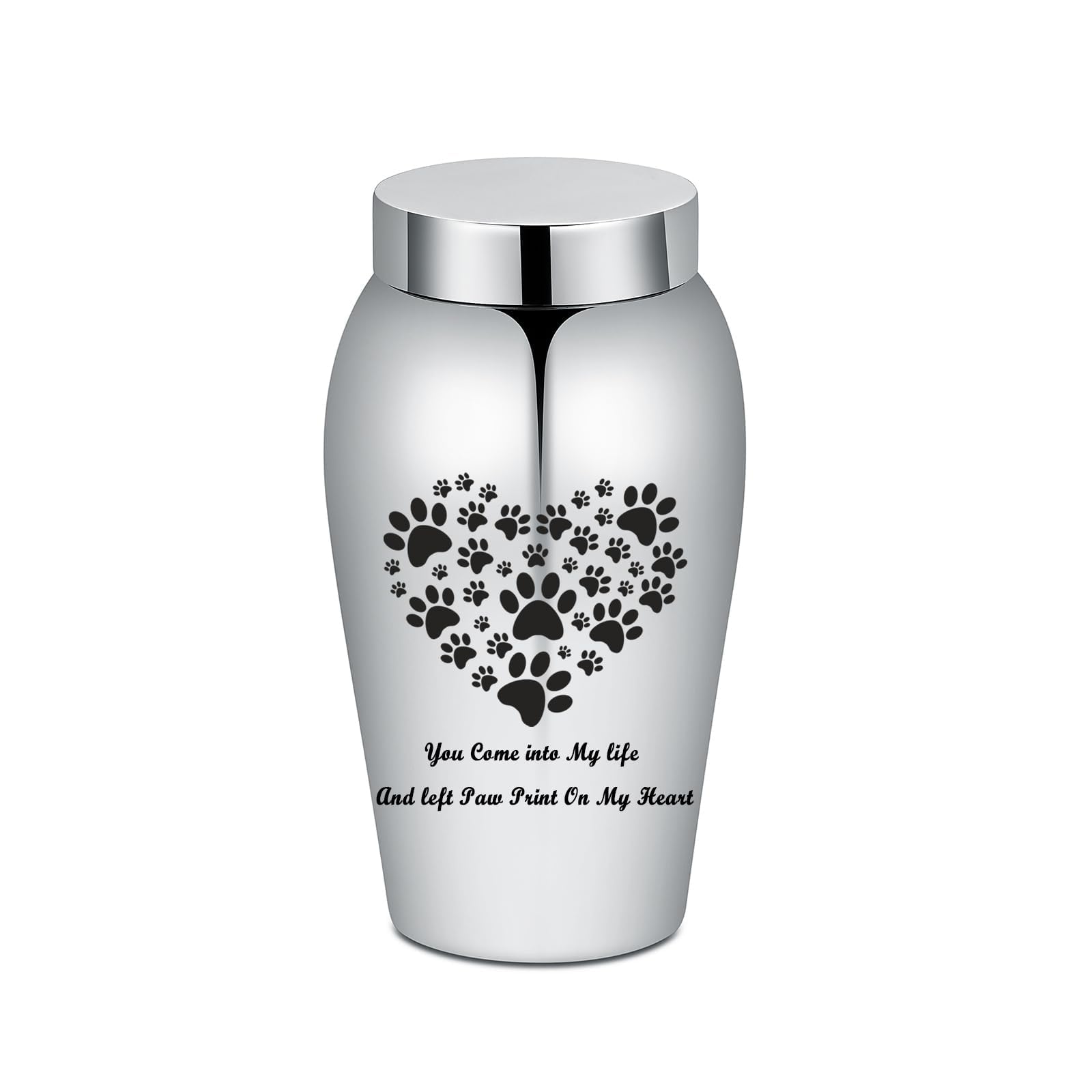 BAOWIQI Small Urns for Human Ashes Tree of Life & Angel Wings Stainless Steel Cremation Urns Funeral Memorial Keepsake for Adults for Human&Pet