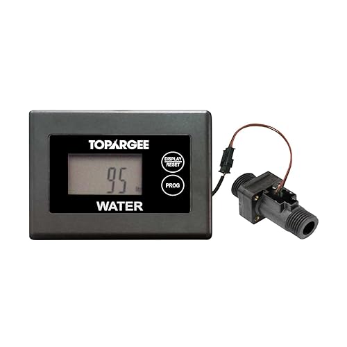 Topargee Medidor de tanque de agua para montaje en superficie, accesorio para caravana y barco en tiempo real, indicador preciso de nivel de tanque