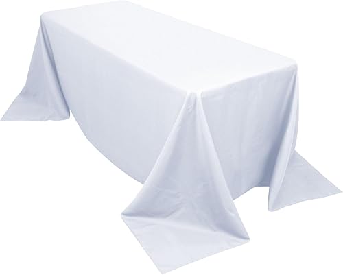 Efavormart - Mantel rectangular (35.4 x 52.0in), color blanco