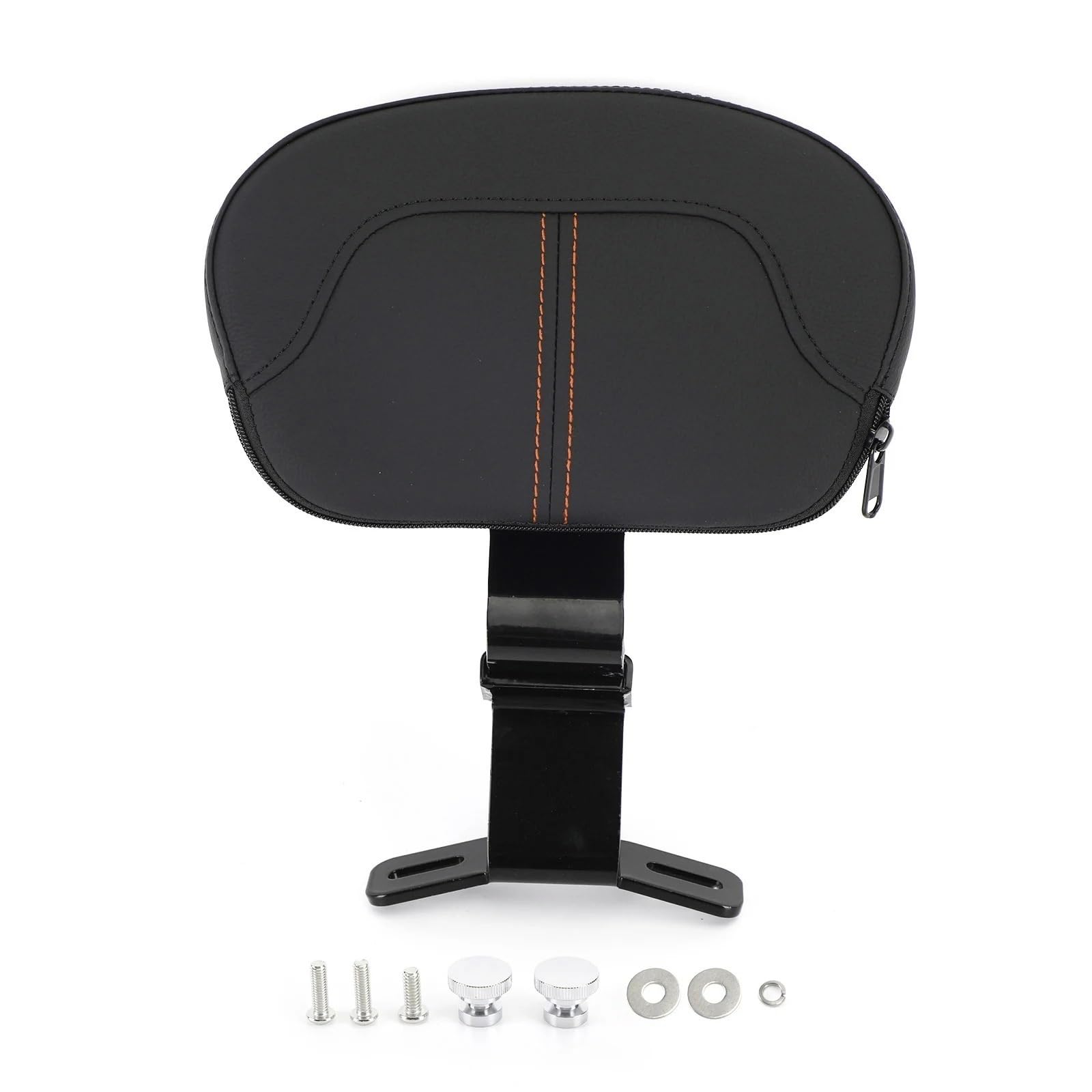 podkładka na oparcie Poduszka na oparcie kierowcy pasująca do Touring CVO Street Glide Road King 2009-2021(Orange)