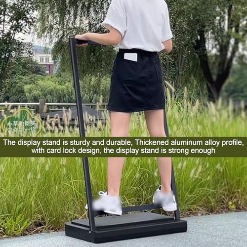 Soporte para carteles al aire libre, resistente al viento, para eventos de negocios, bodas, restaurantes y oficinas, 65 x 40 x 119 cm