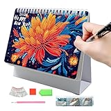 Gem Art Painting Desk Calendar 2026 | Gem Art Painting マンスリー卓上カレンダー パーソナルタイムマネジメント デスクトップ用品 オフィス ホーム 学校 スタジオ 教室 会議室用