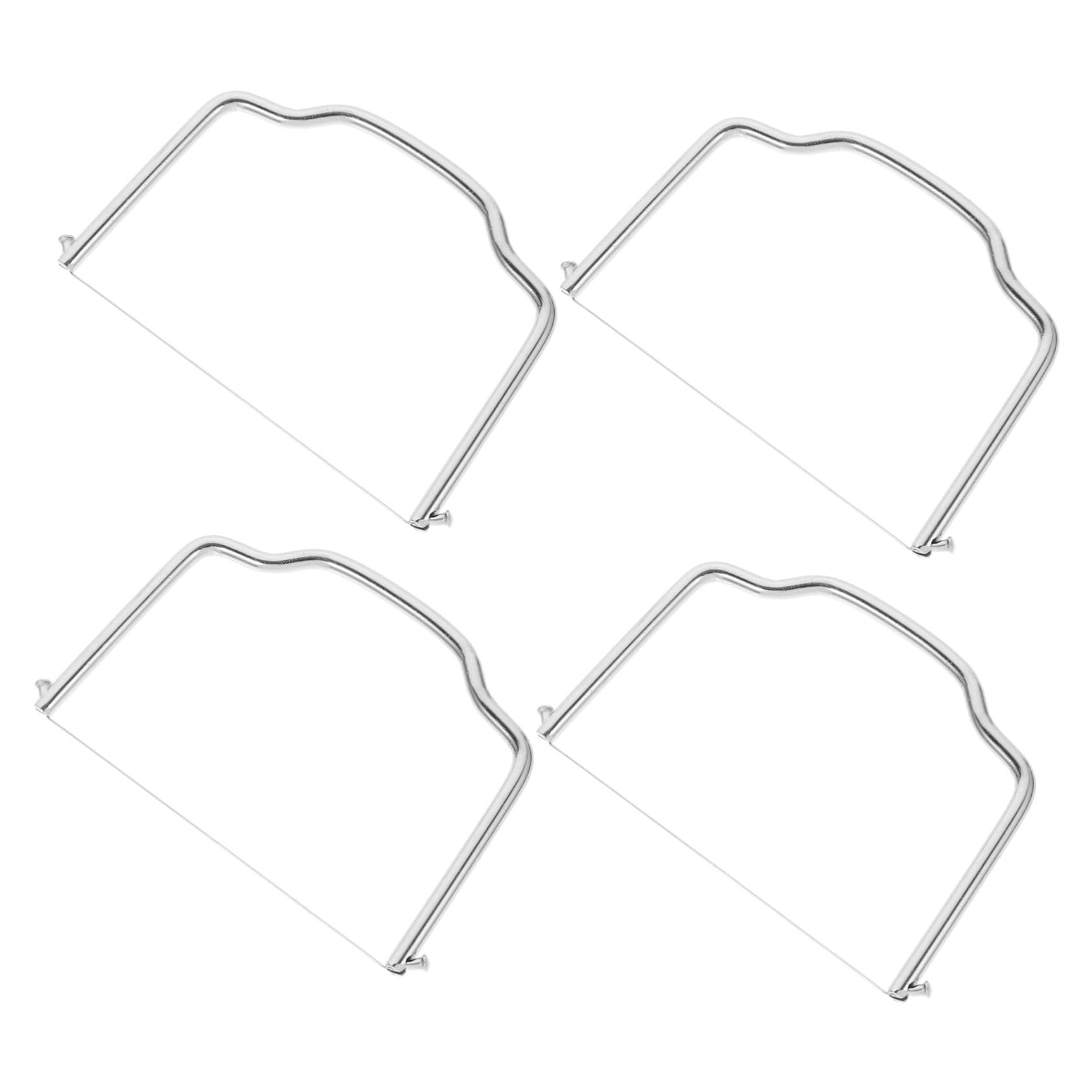 FELTECHELECTR 1 Set Stainless Steel Cheese Slicers Ergonomic Wire Cutters for Cheese Fruit Cake Efficient Kitchen Tool for Precise Slicing Easy to Clean Store
