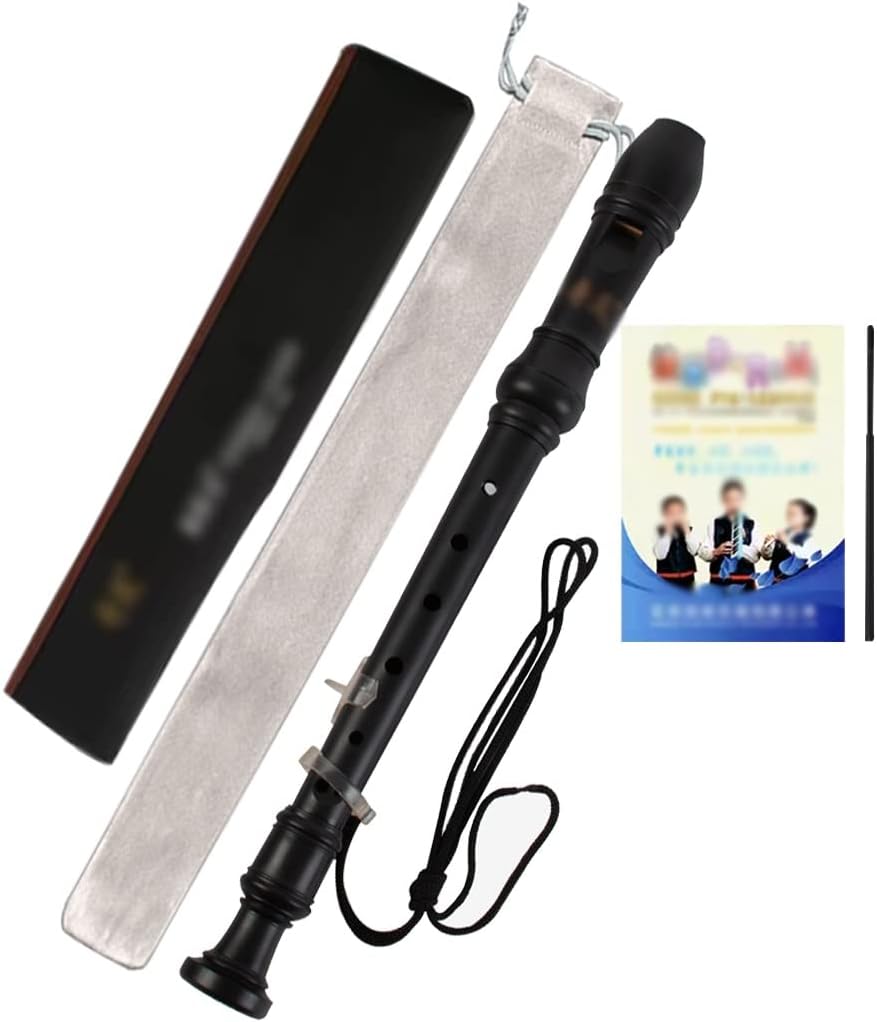 Amazon.co.jp ソプラノリコーダー 持ち運びに便利なストラップ付きドイツ製リコーダー、 音楽家のためのプロフェッショナルなバロック