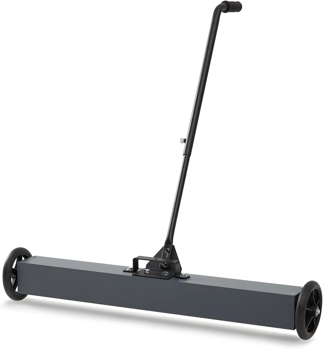 36 in Magnetic Sweeper, 50 LBS Rolling Magnetic Sweeper, Push-Type Magnetic Pick Up Sweeper, with Wheels, Adjustable Long Handle, Quick Release Latch
