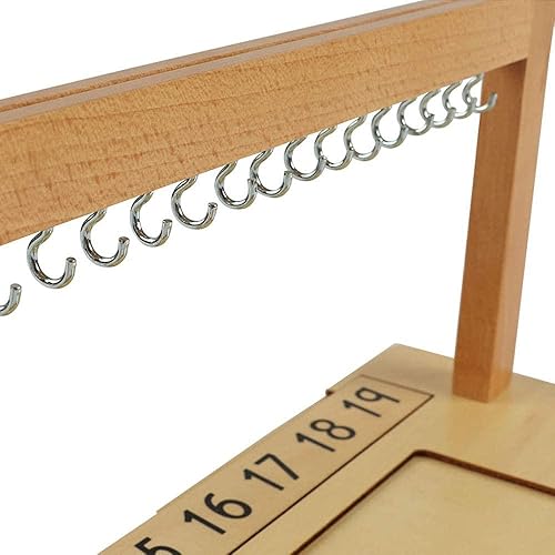 Miniatura 5 de Montessori - Percha para escaleras de cuentas de color con cuentaspercha de cuentas para adolescentes con cuentas, material de aprendizaje