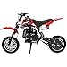 XtremepowerUS 49CC 2-Stroke Gas Power Mini Pocket Dirt Bike Dirt Off Road Motorcycle Mini Kids Ride-on (Red)