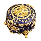 Photo Gallery pumpumlia scatola portagioie smaltata decorativa per anelli collana elegante contenitore di immagazzinaggio in metallo per collezione di gioielli organizer da tavolo in metallo Photo Gallery pumpumlia scatola portagioie smaltata decorativa per anelli collana elegante contenitore di immagazzinaggio in metallo per collezione di gioielli organizer da tavolo in metallo