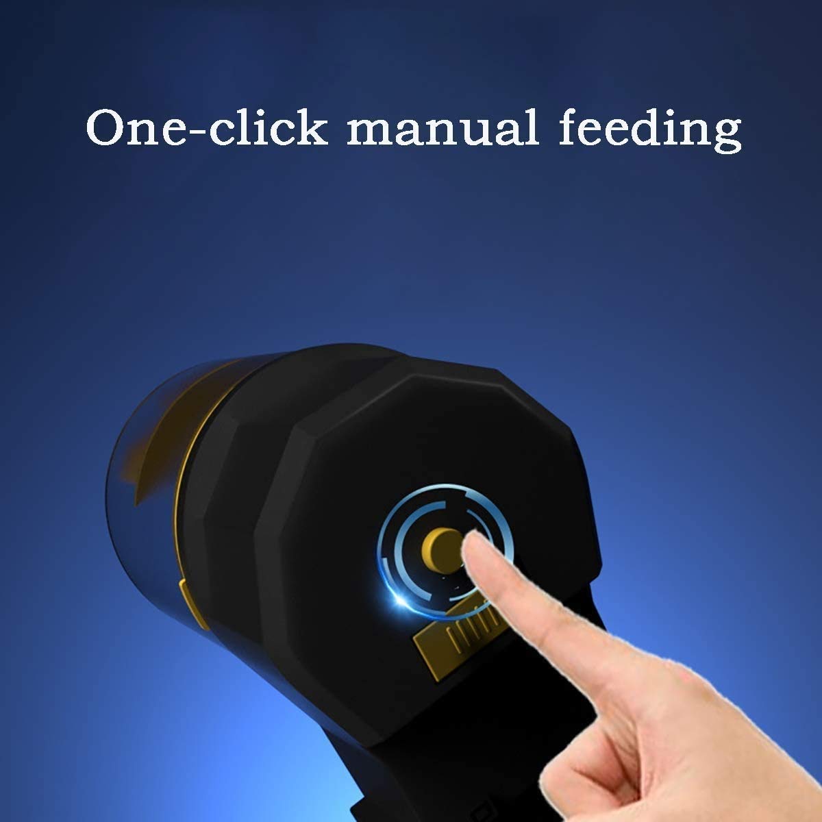 Automatico Femeder Fish Feeder A Protoia di umidità Assenser Alimenti per la batteria Intelligente Timer Auto Alimentatore per tartaruga Pond Aquarium e serbatoio di pesce Serbatoio alimento Dis