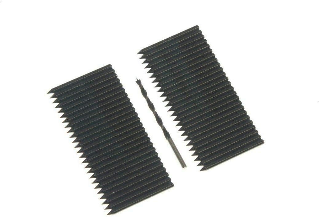 Anti-Climb Fence Spikes, Home Security Burglary Deterrent, Black Stainless Steel, Low Profile, Anti Climb