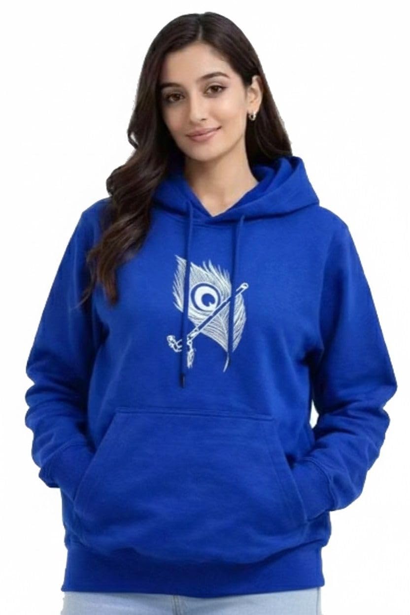 Women Cotton Hoodie Sweatshirt | Stylish Printed Hoodie for Girls | Winter Casual Wear Long Sleeve Pullover Hoodie-image-39