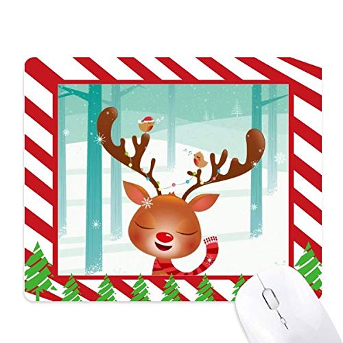 Tapis de souris Noël mignon cerf pour décorer votre espace télétravail en fête