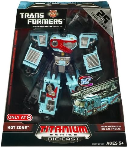 Transformers Universe Hasbro Titanium Series DieExclusive Die Cast Figure Hot Zone