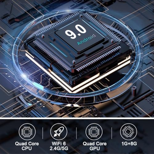 Image of T10 Android Projector|1GB+8GB | Auto Focus |1080 Pixel|3500 Lumens(200ANSI)200 inchScreen | 4Digital Keystone |Dolby Speaker| Wireless Display (iOS & Android)USB|HDMI|Aux|5G Wi-Fi &Bluetooth (Black)