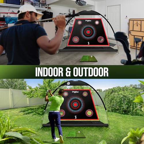 Golf Net with Dual-Turf Mat