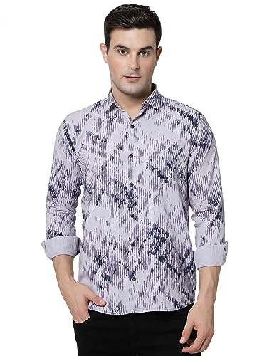 Image of ELYYORK Adwyn Peter Men's Cotton Printed Regular Fit Casual Shirt |Full Sleeve Shirt for men|shirt for men|men's shirt
