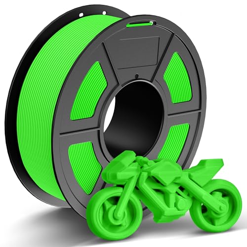 Image of TECBEARS Green PETG Filament for 30mm /s - 600mm /s High Speed Printing | 1kg Spool, 1.75mm Filament accuracy + /- 0.02 mm, Neatly Wound Filament, Fit Most FDM Printers and Bambu Labs Printer