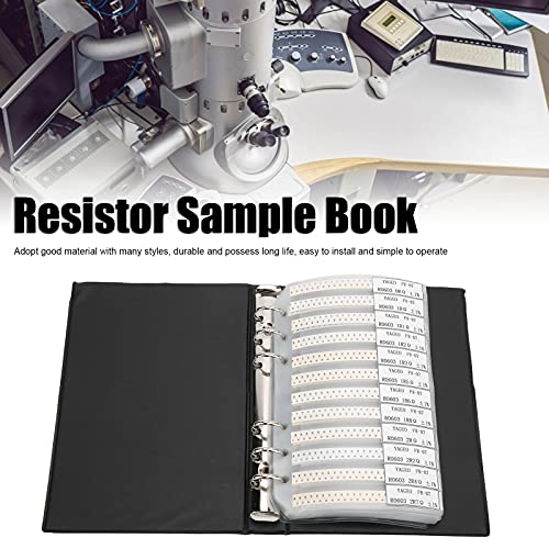 Libro de muestra de condensadores y resistencias SMD 4250 Uds 170 valores Serie 0603 Kit surtido de condensadores de resistencias de 0 ohmios-10M ohmios