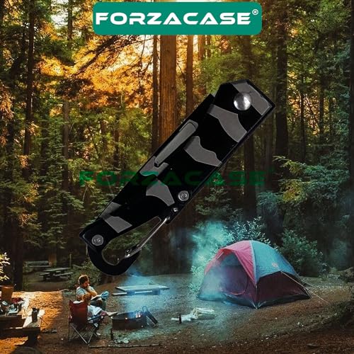 Forzacase Paslanmaz Çelik Ultra Keskin Outdoor Avcılık Kamp Çakısı Kamp Mutfak Bıçağı - FC339