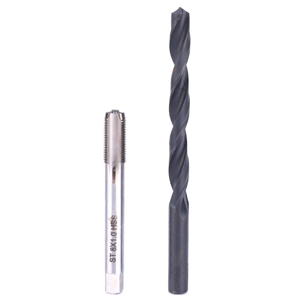 Kit di Riparazione Filettatura M8x1 in Acciaio Inossidabile da 20 Pezzi Set di Inserti Filettati Durevoli per Riparazione di Danni alla Filettatura di Radiatori e Apparecchiature Importate