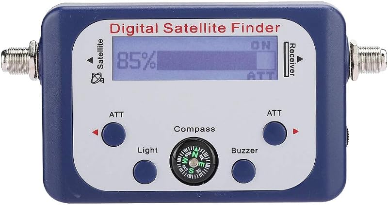 Digital Satellite Finder, 950-2150MHz Satellite Finder Meter with LCD Display Screen with Electronic Buzzer and Backlight