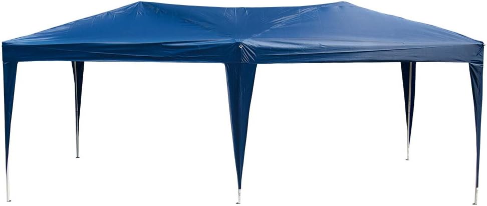 Polar Aurora New 10' X 20' Outdoor Patio Easy Pop up Canopy Wedding Party Tent Foldable Waterproof w/Portable Bag (Blue)