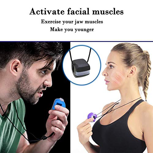 Mastigador de mandíbula, bola de fitness para exercícios musculares faciais, melhor equipamento de t