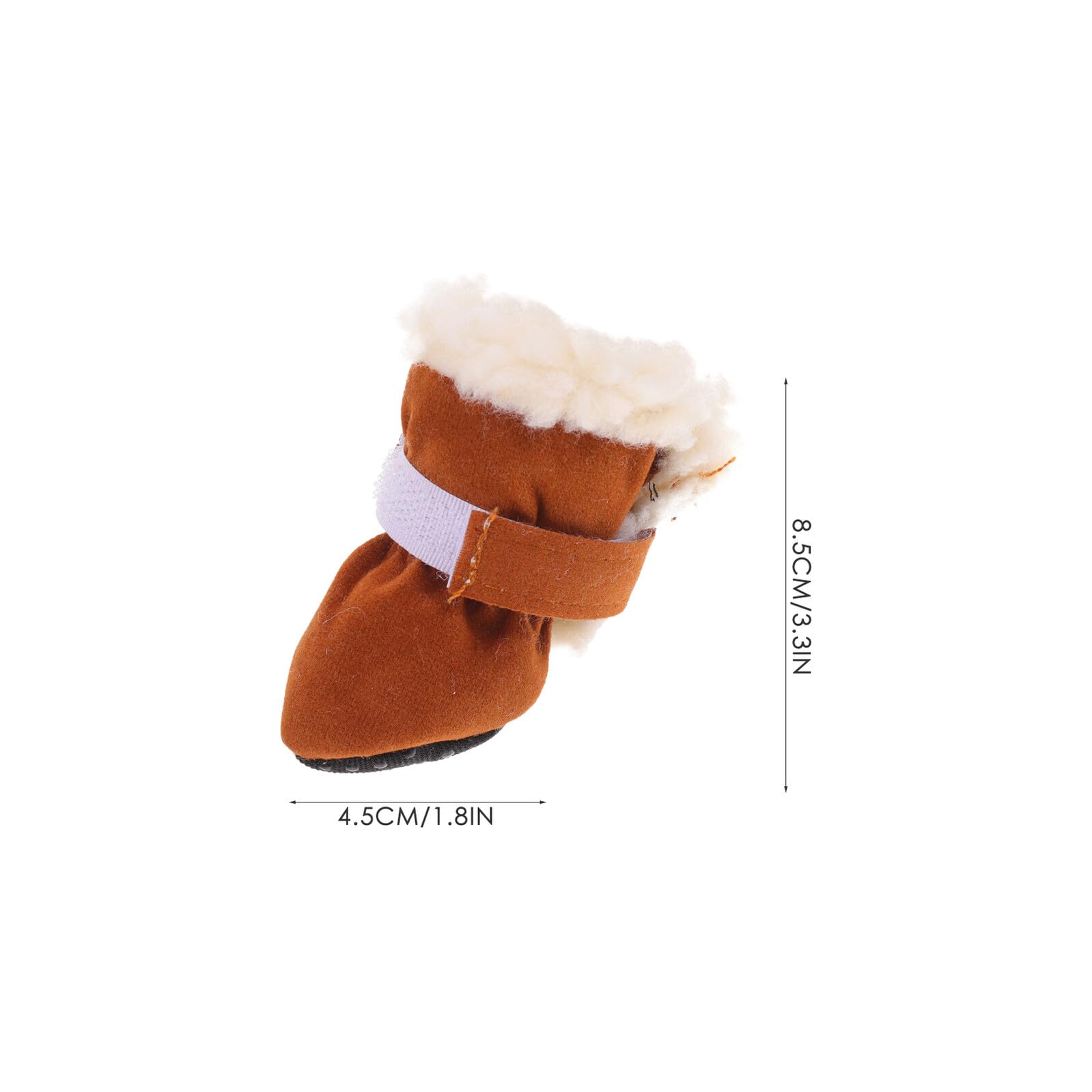 ibasenice 4pièces Neige pour Chien Chaussures pour Animaux de Compagnie Chaudes pour Chiens Moyens et Petits