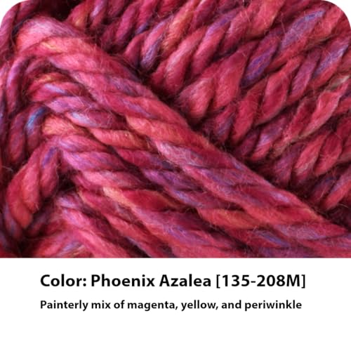 Image of Lion Brand Yarn Hometown Yarn, Super-Bulky Yarn for Knitting, Crocheting, and Crafting, 3 Pack, Phoenix Azalea | Super Bulky Acrylic Fiber for Warm Crochet Blankets, Knit Winter Hats, Chunky Cardigans, Soft Scarves, Weaving