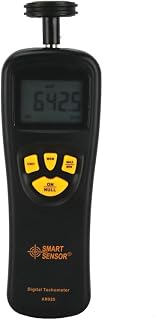 MeterTo AR925 Digital Tachometer RPM Speedometer, 0.05~19999.9m/min