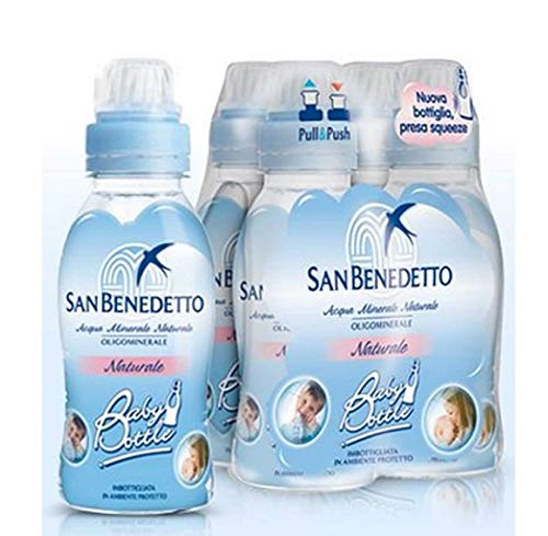 San Benedetto Baby Squeezable Acqua Minerale Naturale Italiana 3x4 Confezione 12x 250ml