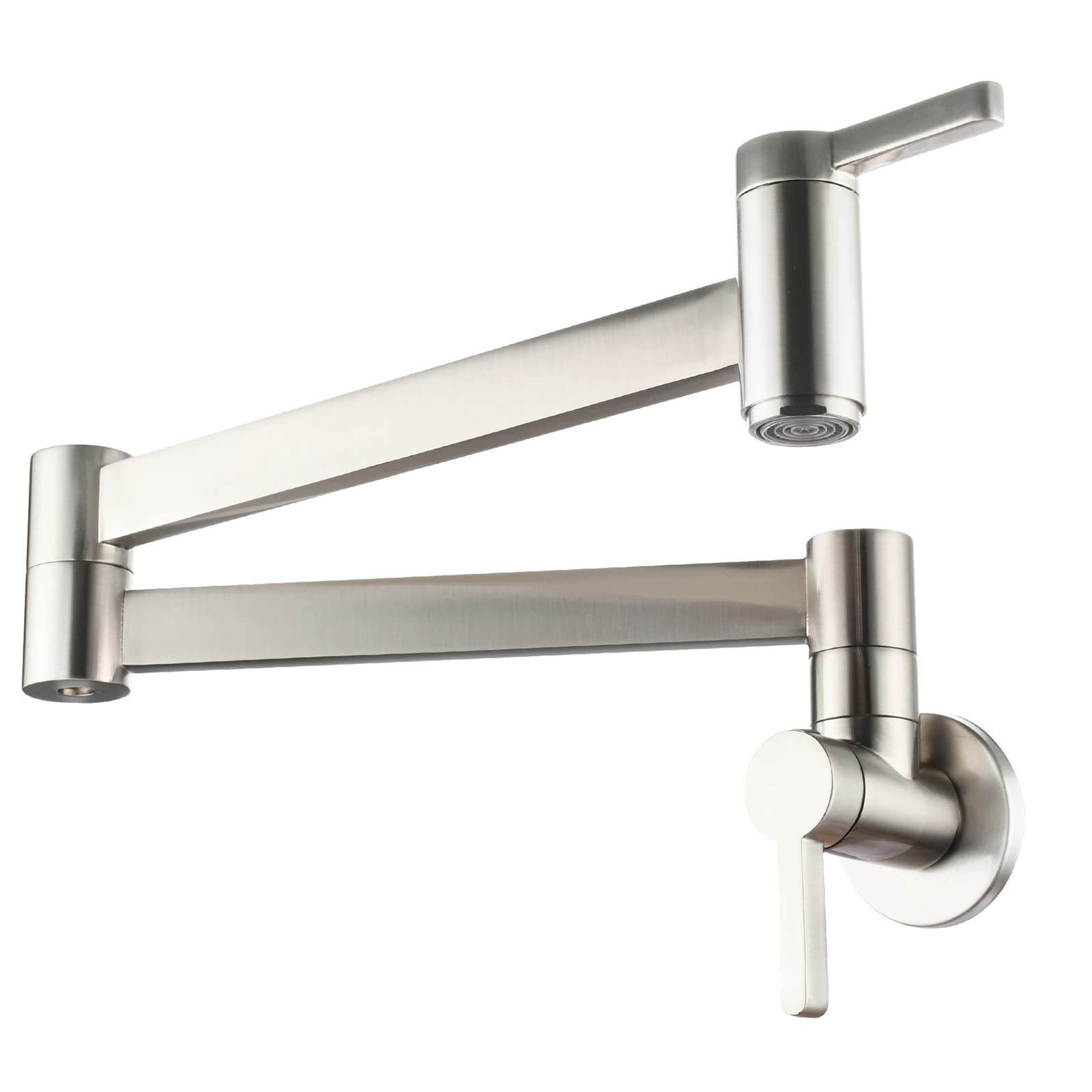 Robinet de cuisine eau froide Pot Filler : mitigeur évier mural double poignée en laiton