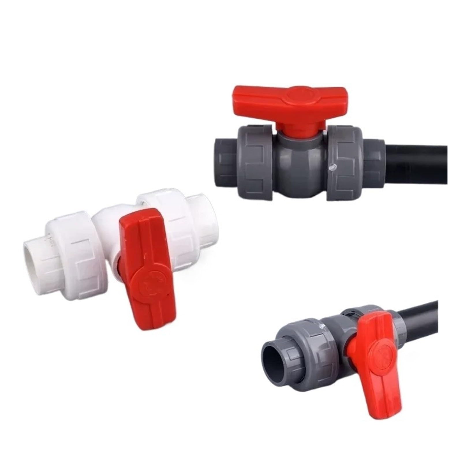 Kit Válvula Bola Doble Unión PVC
