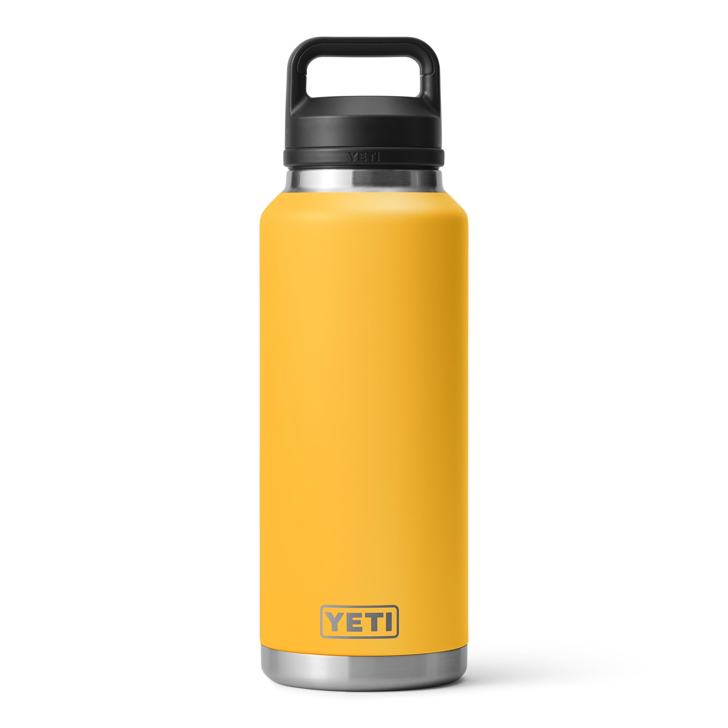 YETI Rambler 46 oz Bottle, Leakproof, Vacuum Insulated, Stainless Steel with Chug Cap, Alpine Yellow