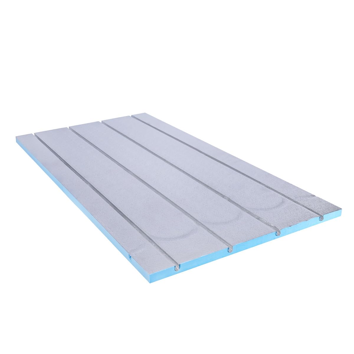 Belvit Fußbodenheizungsplatte XPS 500, 120x60x2,5 cm, Aluminiumkaschierung