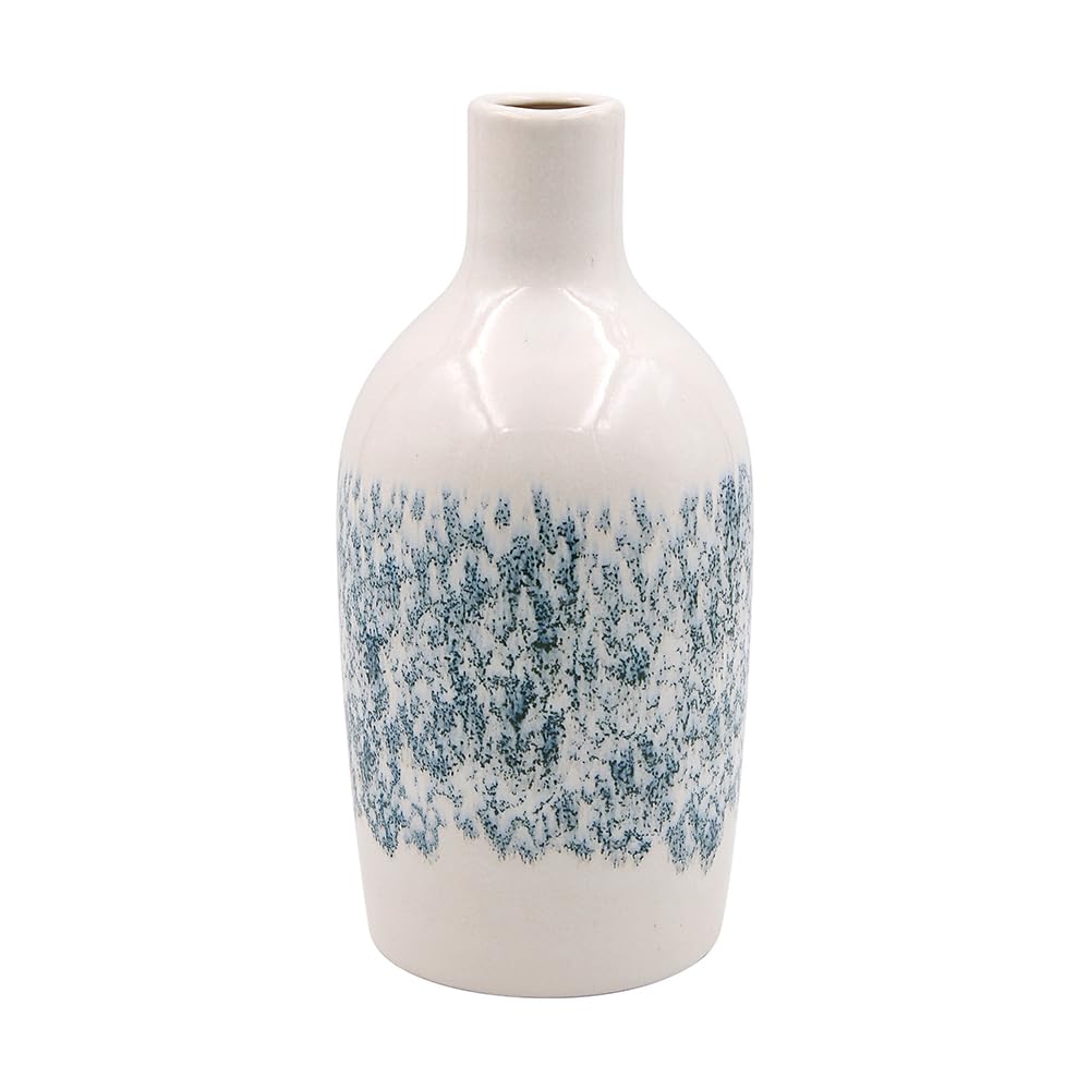 The Leonardo Collection Ceramic Bud Vase - Aqua Large