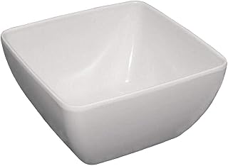Kristallon dp145 curvada bol de melamina, 11 ", color blanco