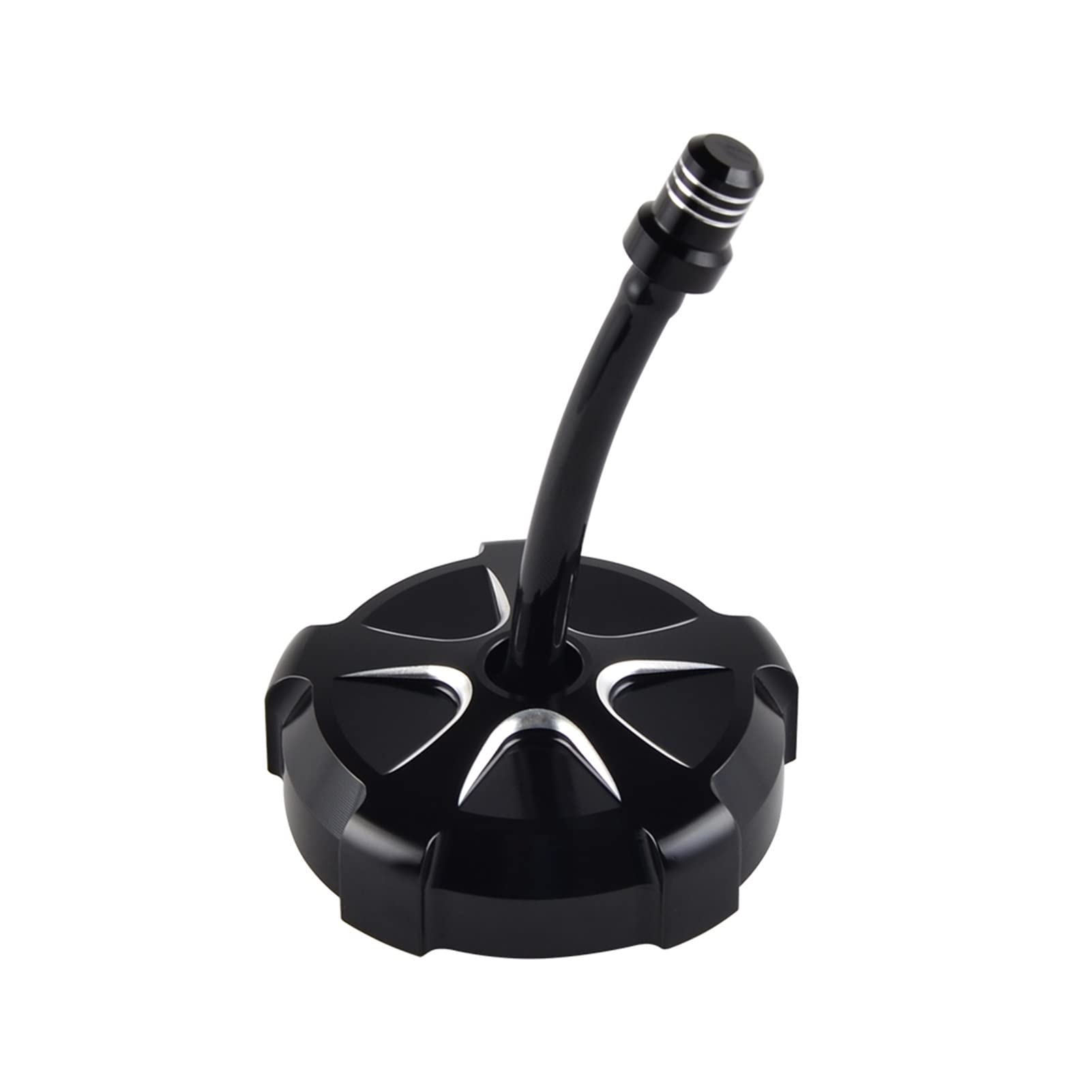 PhoenixsetGas Cap With Vent Fit For Yamaha Banshee 200 350 Raptor 125 250 350 660R Warrior YFS200 YFZ350 YFZ450 YZF350 YFM660 YFM125 250R (Color : Black)