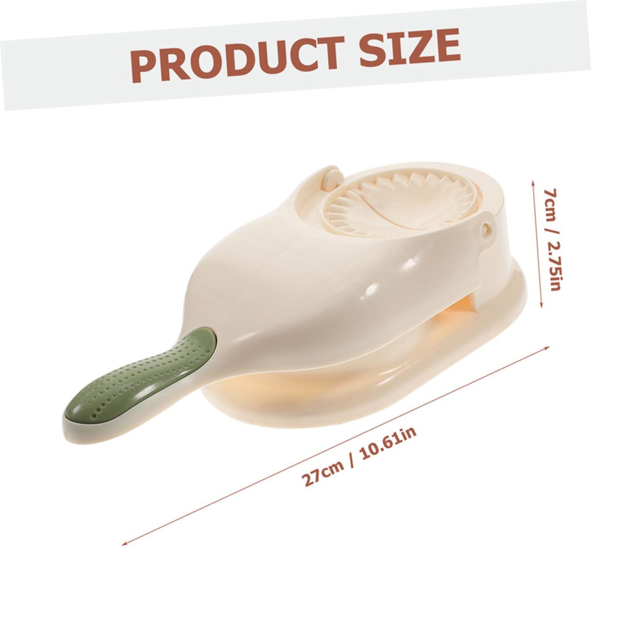 Cabilock Dumpling Machine Maker Set 2 Pieces Small Dough Presser Dumpling Skin Presser Easy to Use for Home Kitchen