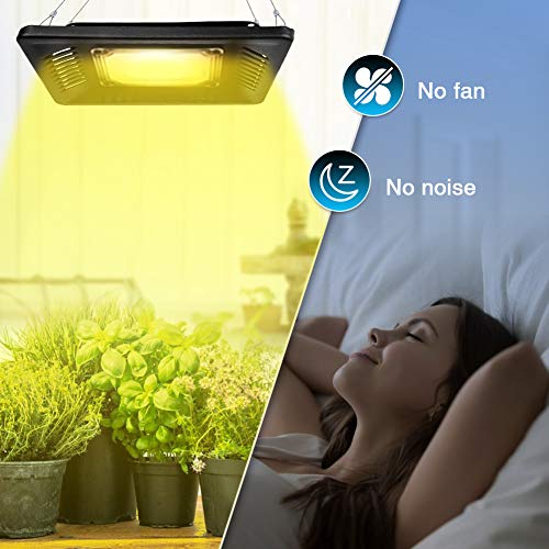Image of 150W Waterproof Plant Light, Outdoor Grow Light,Sunlike,Full Spectrum LED Grow Lamp,Without Noise,Ultra Thin,Heat Dissipation,for Seedling Growing Blooming Fruiting