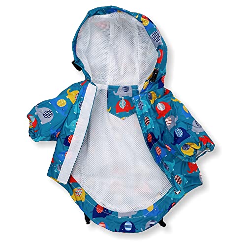 Manteau de pluie pour chat et chiot XXS avec fente pour laisse pratique - 6