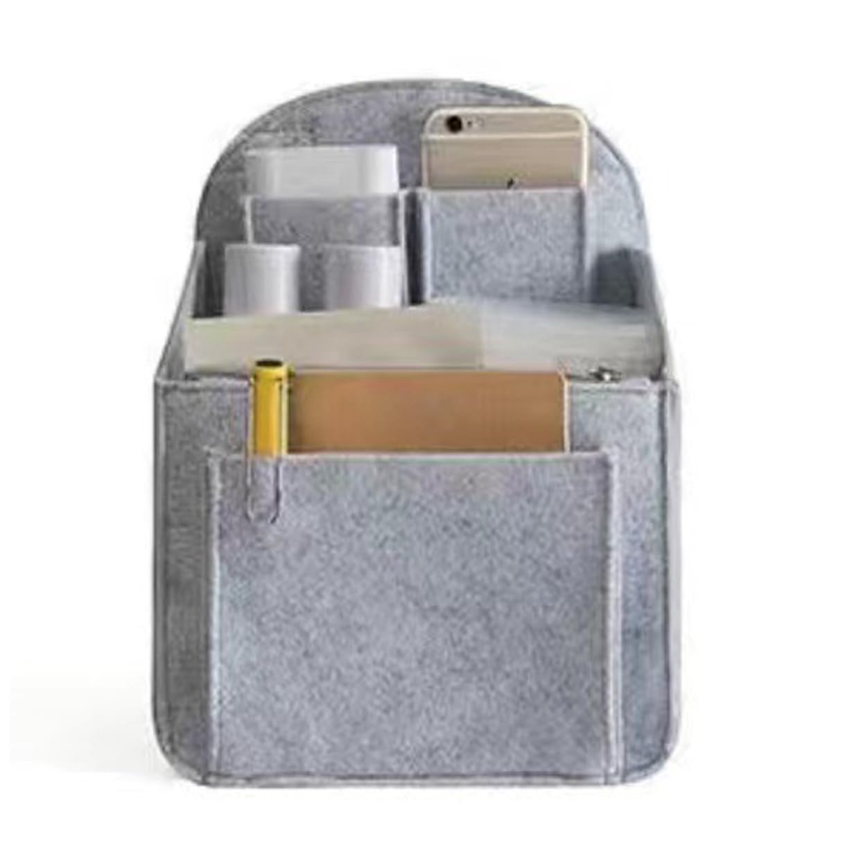 HZBB Backpack Shoulder Bag Handbag Organizer Insert Small Bag Divider Felt Insert Pocket Travel Rucksack Organizer Backpack for Men and Women
