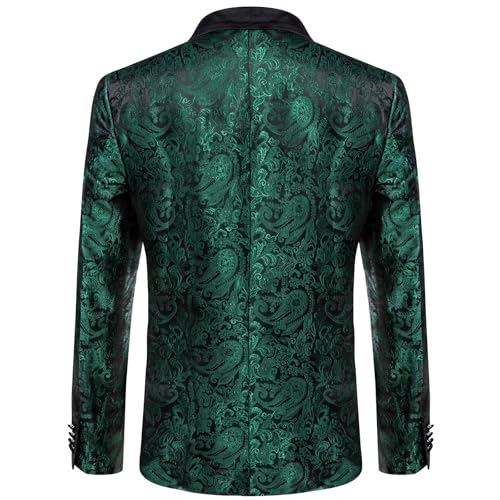 DiBanGu Mens Suit Jacket Blazer Wedding Blazer One Button Mens Tux Dress Suit Jacket Shawl Lapel for Dinner Prom Party2